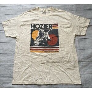 Hozier Unreal Unearth 2024 Tour Tee Shirt Unisex Adult Size 2XL Folk Soul Blues